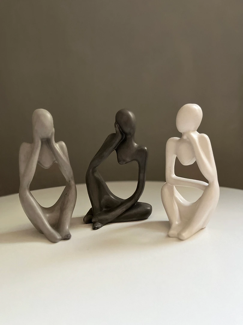 Гипсовые силуэты в скандинавском стиле