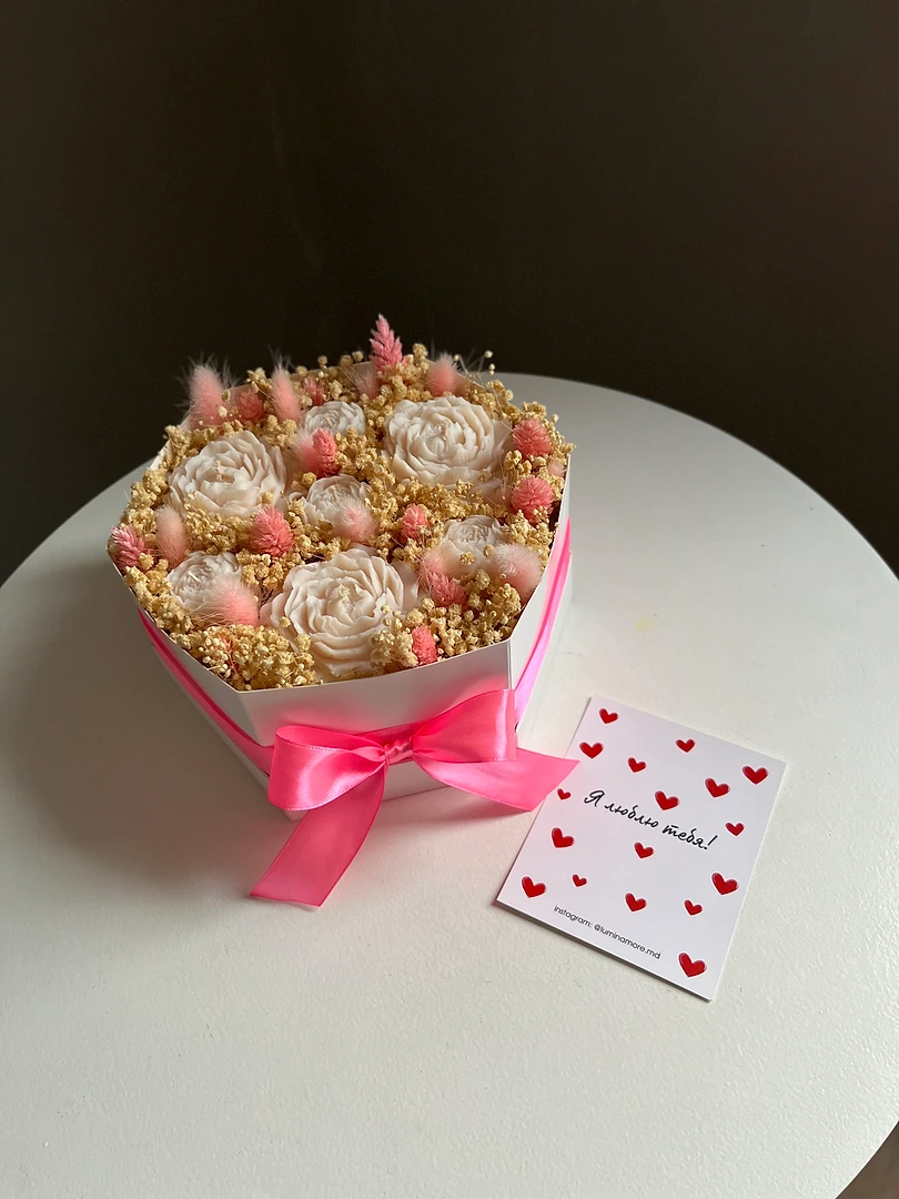 Корзинка «пионы»